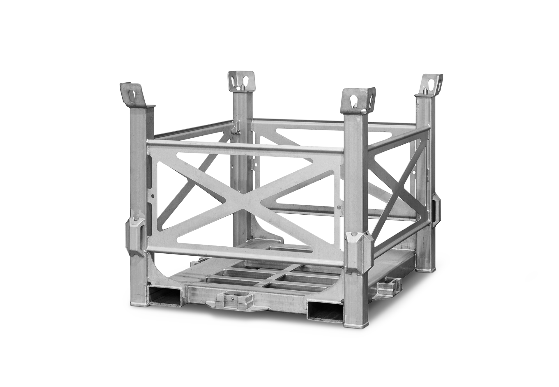 Produktionsstraße mit Fahrzeugkarosserien in einer Automobilfabrik.